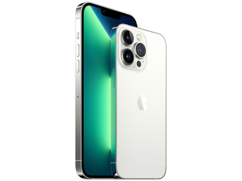 Apple iPhone 13 Pro Max 128GB Prateado - Tela 6,7” 12MP iOS